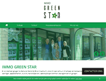 Tablet Screenshot of immogreenstar.be